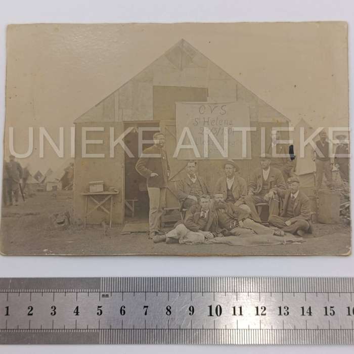 Photos of Boer War POW'S at Vrystaat Kamp St Helina 20/07/1901