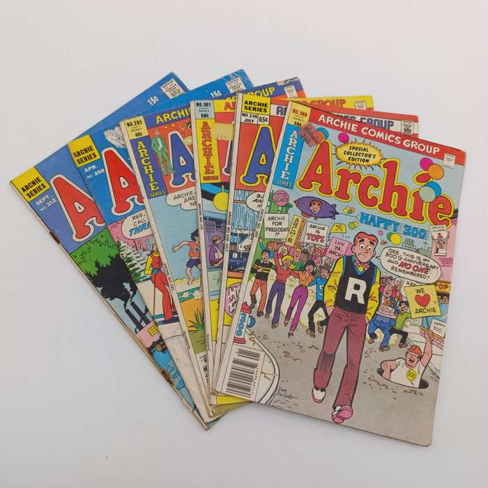 Lot of 6 vintage Archie comics