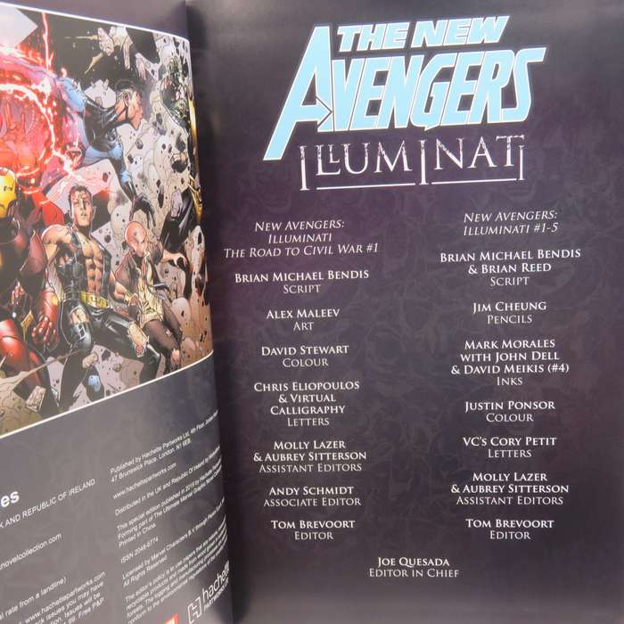 Marvel #170 New Avengers Illuminati graphic novel