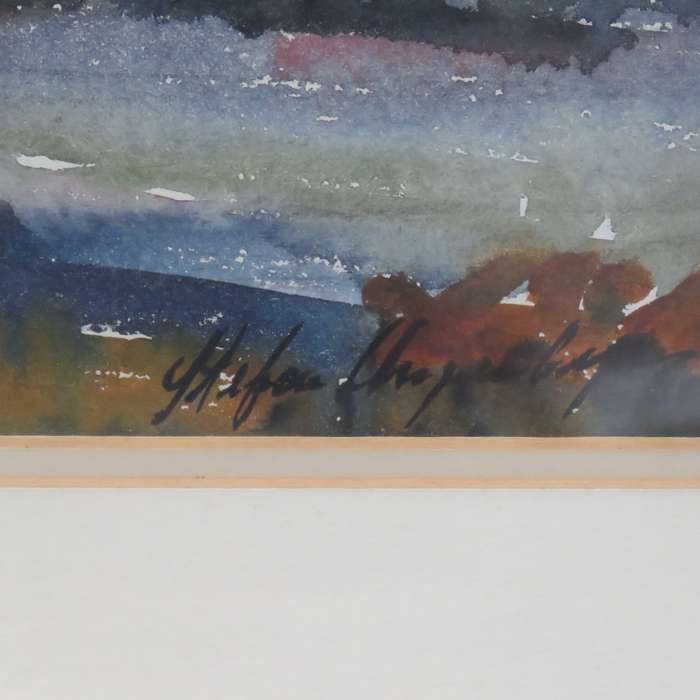 Stefan Ampenberger wintercolour painting