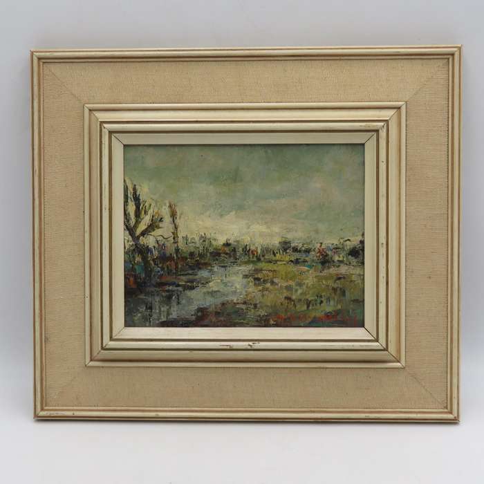 Untitled antique painting by M. Desmoulis