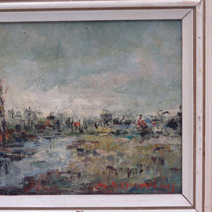 Untitled antique painting by M. Desmoulis