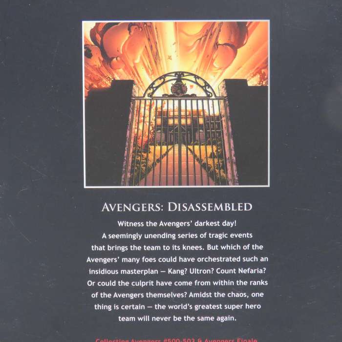 Marvel #74 Avengers Disassembled graphic novel