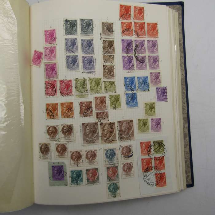 Album with over 1200 stamps - Poland, Denmark, Russia, Spain, Portugal, Italy, Greece, Transvaal
