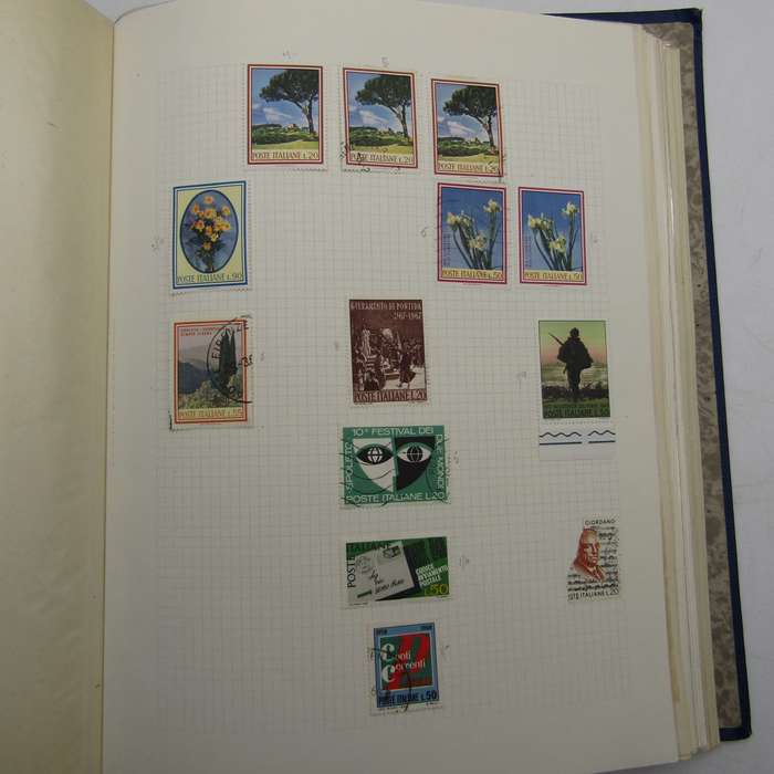 Album with over 1200 stamps - Poland, Denmark, Russia, Spain, Portugal, Italy, Greece, Transvaal