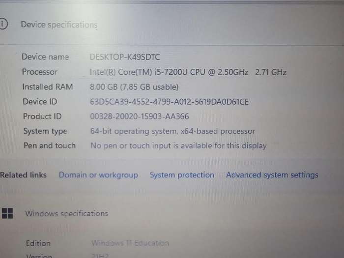 2 x Faulty Lenovo T470 Laptops for Spares or Repairs