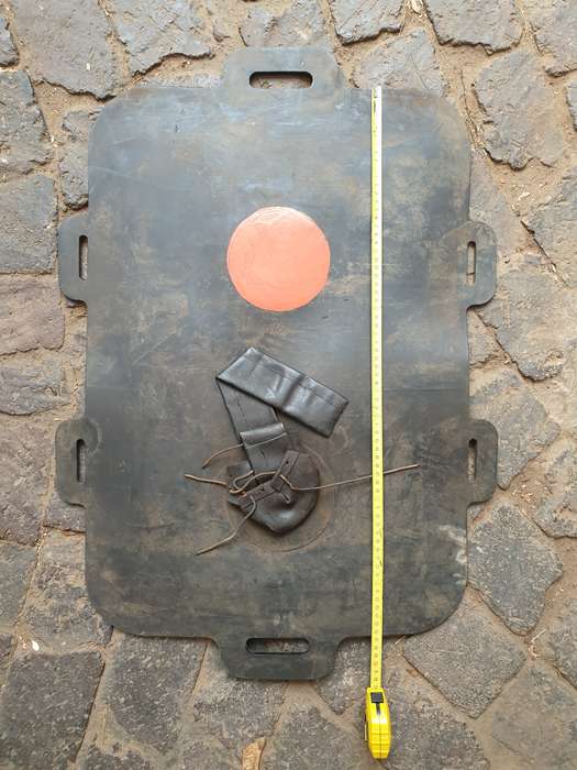 rarely seen as new 100% original black rubber 20lt SWA/Angola period SA SF Recce used water bladder