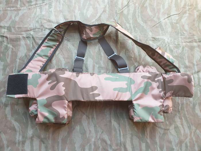 REPRO modern REMAKE patt 90 "cabbage patch" camo Niemoller style SA SF Recce assault vest