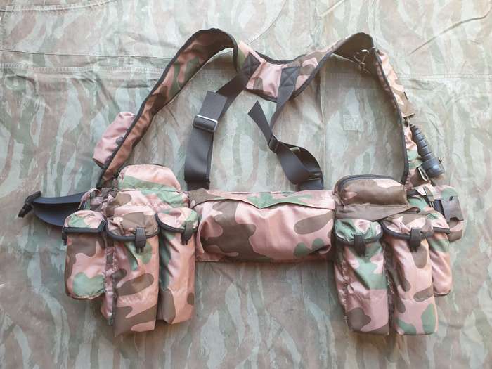 REPRO modern REMAKE patt 90 "cabbage patch" camo Niemoller style SA SF Recce assault vest