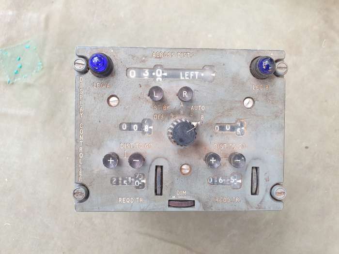 original (SAAF?) aircraft DECCA 9478B Navigator Display Controller (Buccaneer aircraft?) made in UK