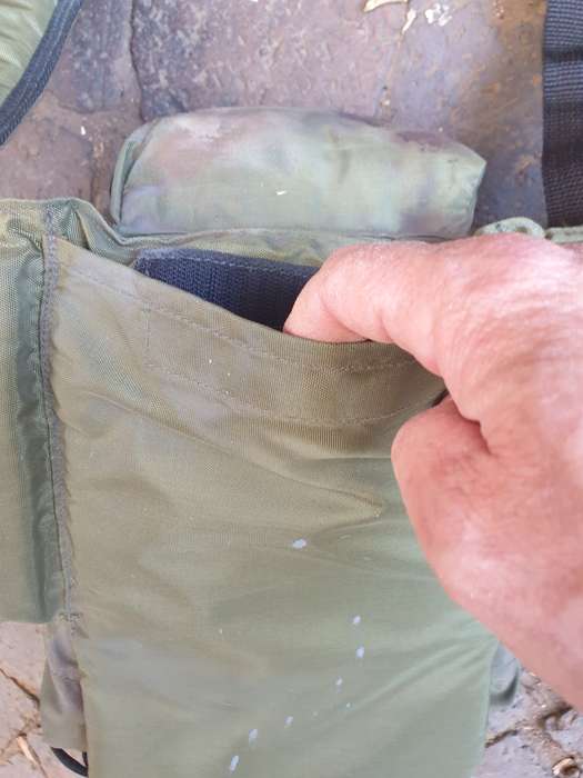 100% original Recce (SA SF) issued modern circa early 2000s type Niemoller olive green battle-jacket