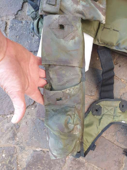 100% original Recce (SA SF) issued modern circa early 2000s type Niemoller olive green battle-jacket