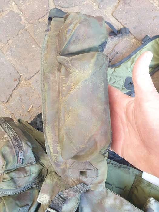 100% original Recce (SA SF) issued modern circa early 2000s type Niemoller olive green battle-jacket