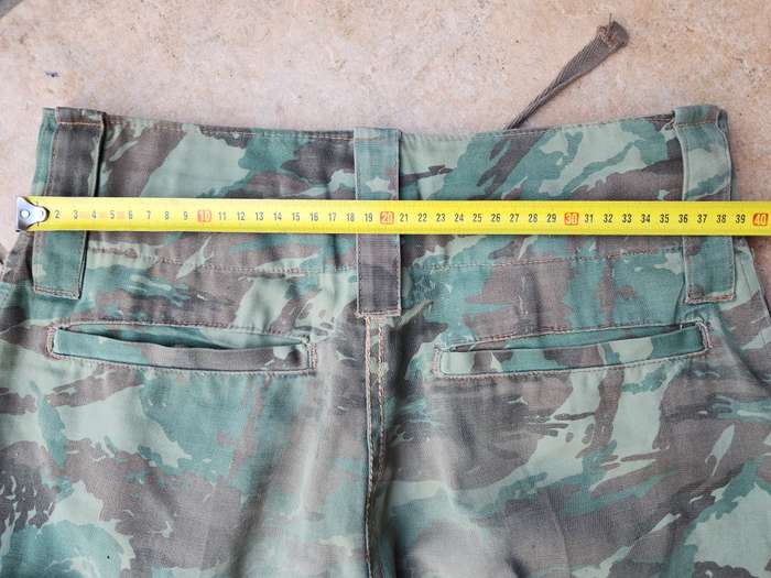 original SWA/Angola bushwar era 32 Bn summer patt camo pair of trousers good clean used condition sz