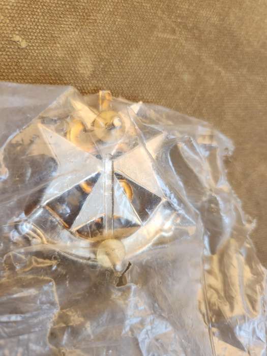 100% original (in as supplied plastic) SAMS beret bi-metal badge - SADF era - medics and ops medics