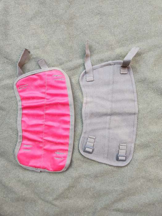 scarce & hard to find pair left/right (port & starboard) SADF era Para Dispatchers canvas leggings