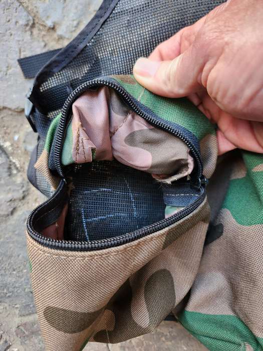 custom sewn (SA SF recce type used) patt 90 "cabbage patch" camo assault vest fits medium - X-Large