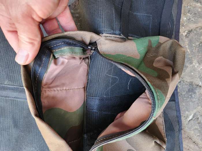 custom sewn (SA SF recce type used) patt 90 "cabbage patch" camo assault vest fits medium - X-Large
