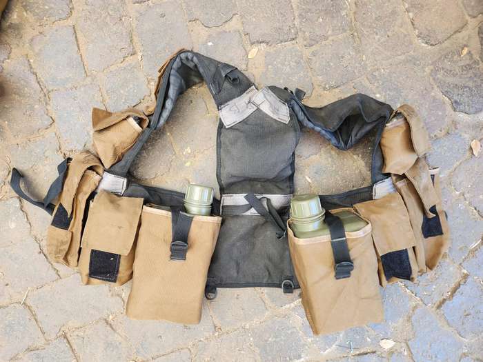 good used 100% original SWA/Angola bushwar era SWATF type 1 nutria lightweight battle-jacket no rear