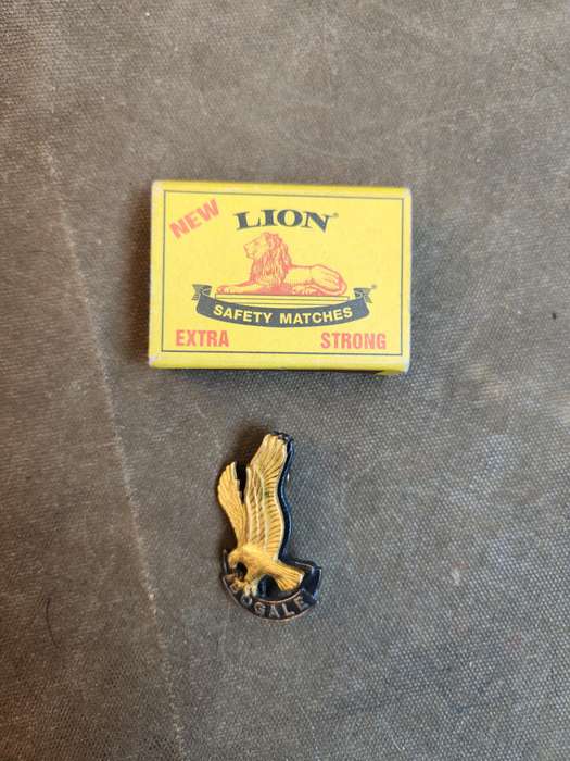 scarce original SADF era metal SA Army 118 SAI Bn beret badge