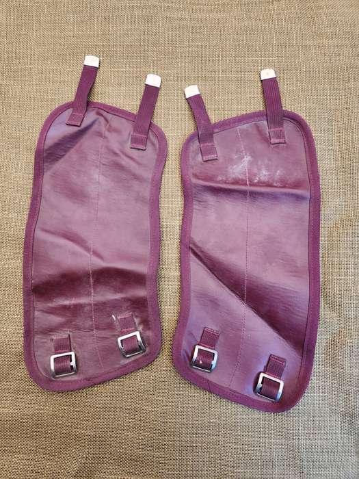 hard to find 100% original SADF era pair of SAMS medic parade ceremonial dress "puttees" (leggings)