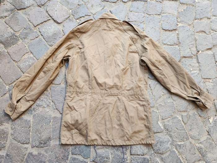 good clean used condition SADF era SA army issue early type (slanted top pockets) nutria bush-jacket