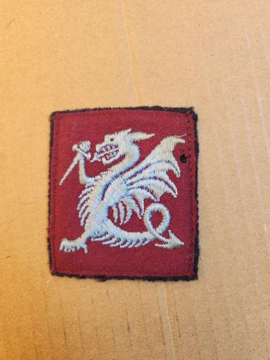100% original French Indo-China era Commando sleeve insignia on felt as per pic
