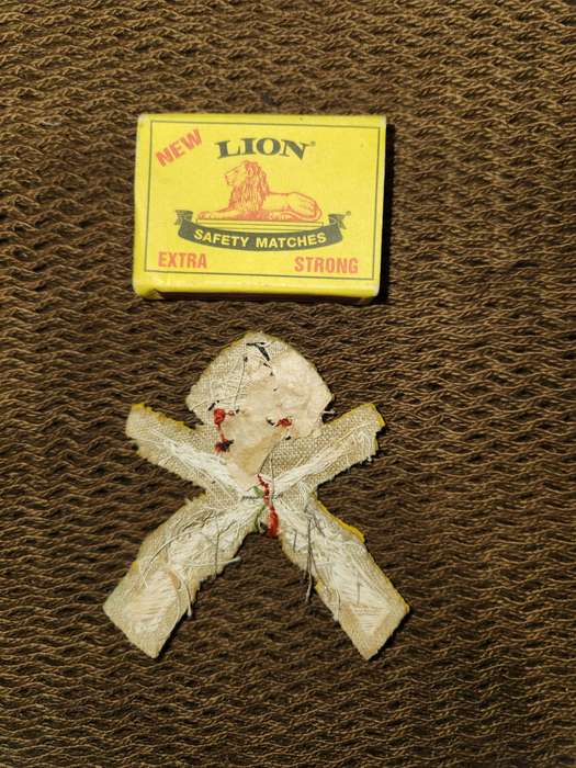 100% original British turn-of-the-century bullion sleeve badge (Light Infantry) for best Regt. shot