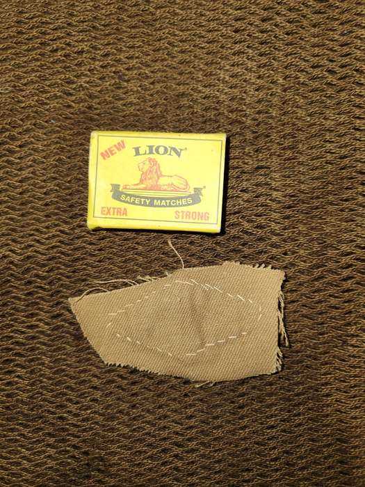 100% original Brit turn-of-the-century bullion sleeve badge (Light Infantry) for training excellence