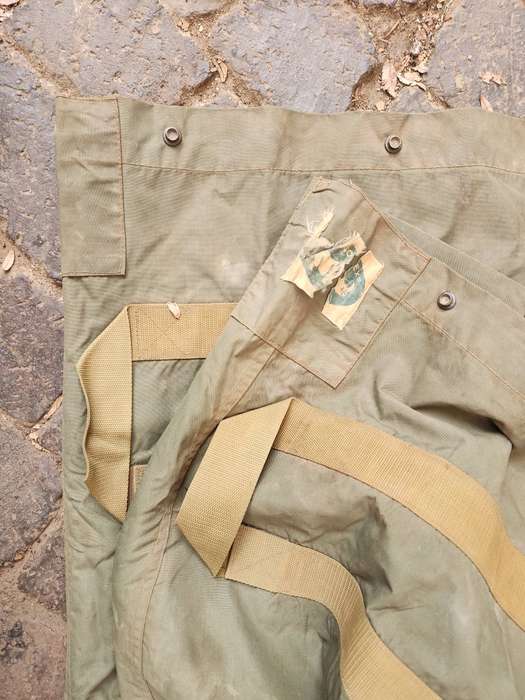 scarce SA made heavy duty large size field bivi & stretcher combo - green (Rhinotex) SF or homelands