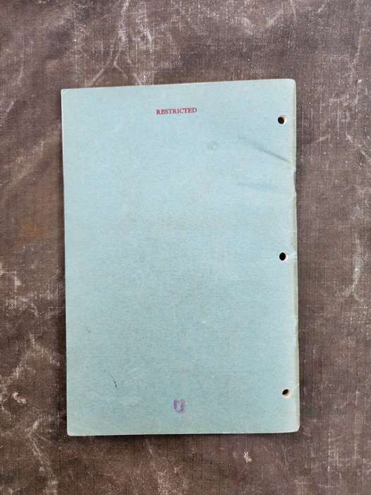 good clean used condition original UK MoD issued (British) military manual - used in SADF era in RSA