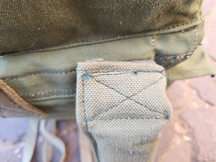 100% original (named) as new MINT unused Rhod Army olive green canvas patt 69 webbing small pack
