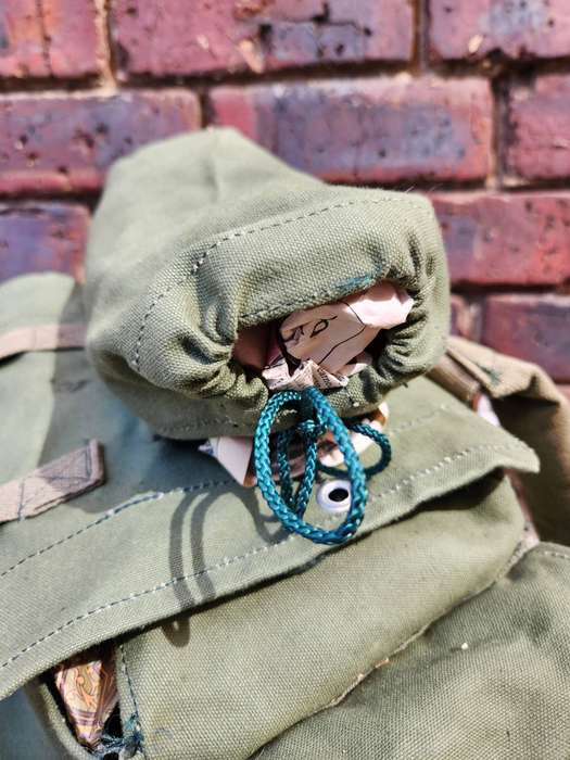 100% original (named) as new MINT unused Rhod Army olive green canvas patt 69 webbing small pack