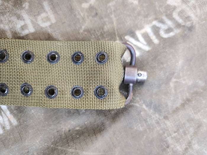 100% original SADF era schools cadet shooting teams used type olive green .22 forearm rifle sling