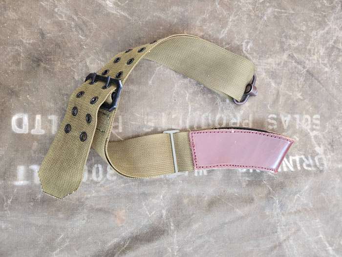 100% original SADF era schools cadet shooting teams used type olive green .22 forearm rifle sling