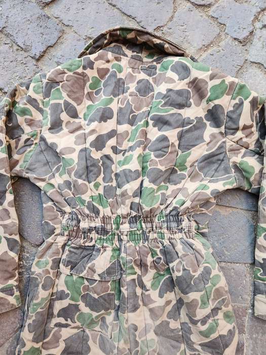 original USA sourced vintage fully lined (winter) commercial duck-hunter camo one-piece hunting suit