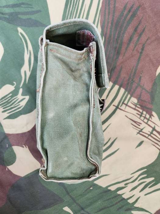 single pvt purchase 100% original Faraday&Sons' Rhod bushwar era belt utility pouch in green canvas