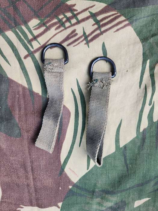 pair scarce 100% original Rhodesian bushwar era patt 69 webbing front suspender attachment loops