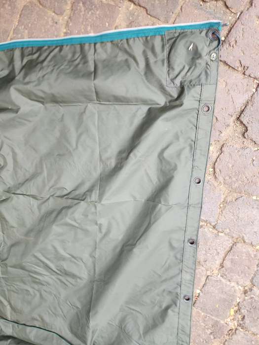 mint unused Rhod bushwar 100% original issue olive green nylon bivi (shleter) ink stamped FERN zip