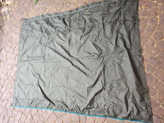 mint unused Rhod bushwar 100% original issue olive green nylon bivi (shleter) ink stamped FERN zip