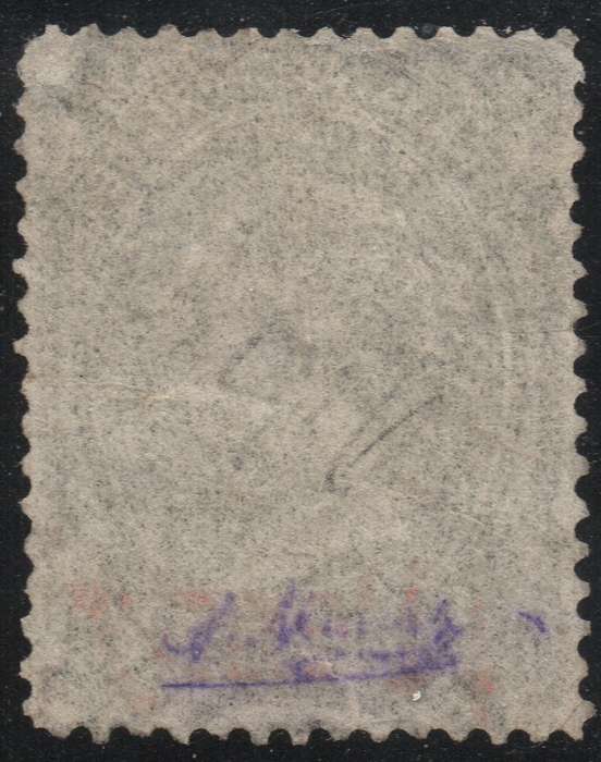 TRANSVAAL 1879 SACC168a 1d on 6d SURCHARGED IN RED VFU CV R10000