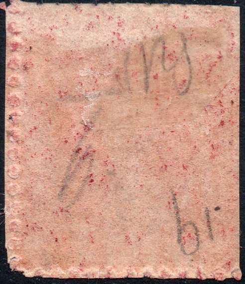NATAL 1863 SACC15 1d CARMINE-LAKE P13 - MM - CV R3200