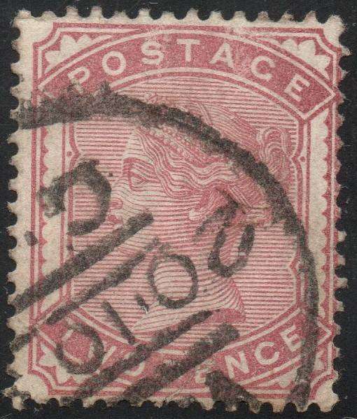GREAT BRITAIN : 1880 SG168 2d PALE ROSE - VFU - CV £120(2017)