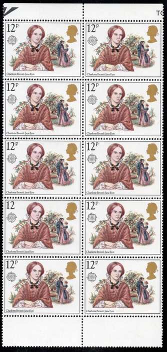 GREAT BRITAIN 1980 SG1125 /1125Ea : 12p BO10, ONE STAMP WITH MISSING ''p'' IN VALUE - UM