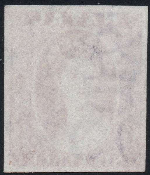NATAL 1864 6d VIOLET PLATE PROOF - WATERMARK CROWN CC - RARE