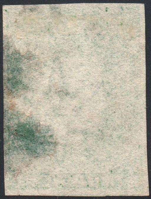 CEYLON - 1857 SG3a 2d YELLOWISH-GREEN - VFU - CV £65(2017)
