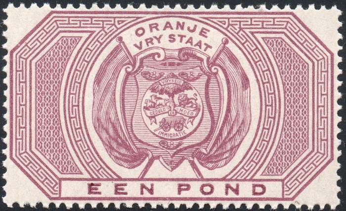 OFS 1882-6 SACC F13 £1 PURPLE - VERY FINE UNMOUNTED MINT - CV R4500