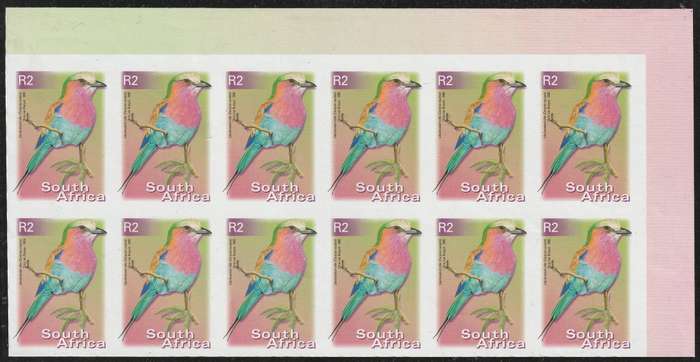 RSA 2000 R2 IMPERF CORNER MARGINAL BLOCK OF 12 - UNMOUNTED MINT - SEE SCANS