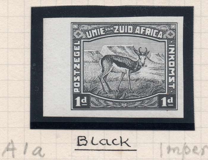 Union of SA - HARRISON ESSAYS - LARGE FORMAT PROOFS ON ALBUM PAGE - SEE BELOW