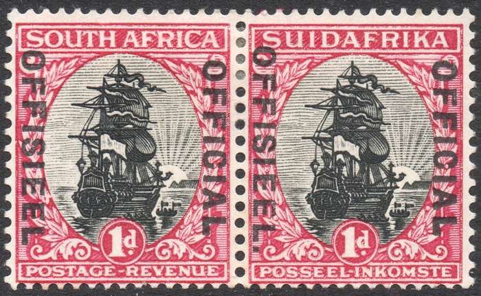 Union of SA - SACC13c 1d BLACK and CARMINE ''OFFICIAL'' - STOP AFTER ''OFFISIEEL'' - MM - CV R900